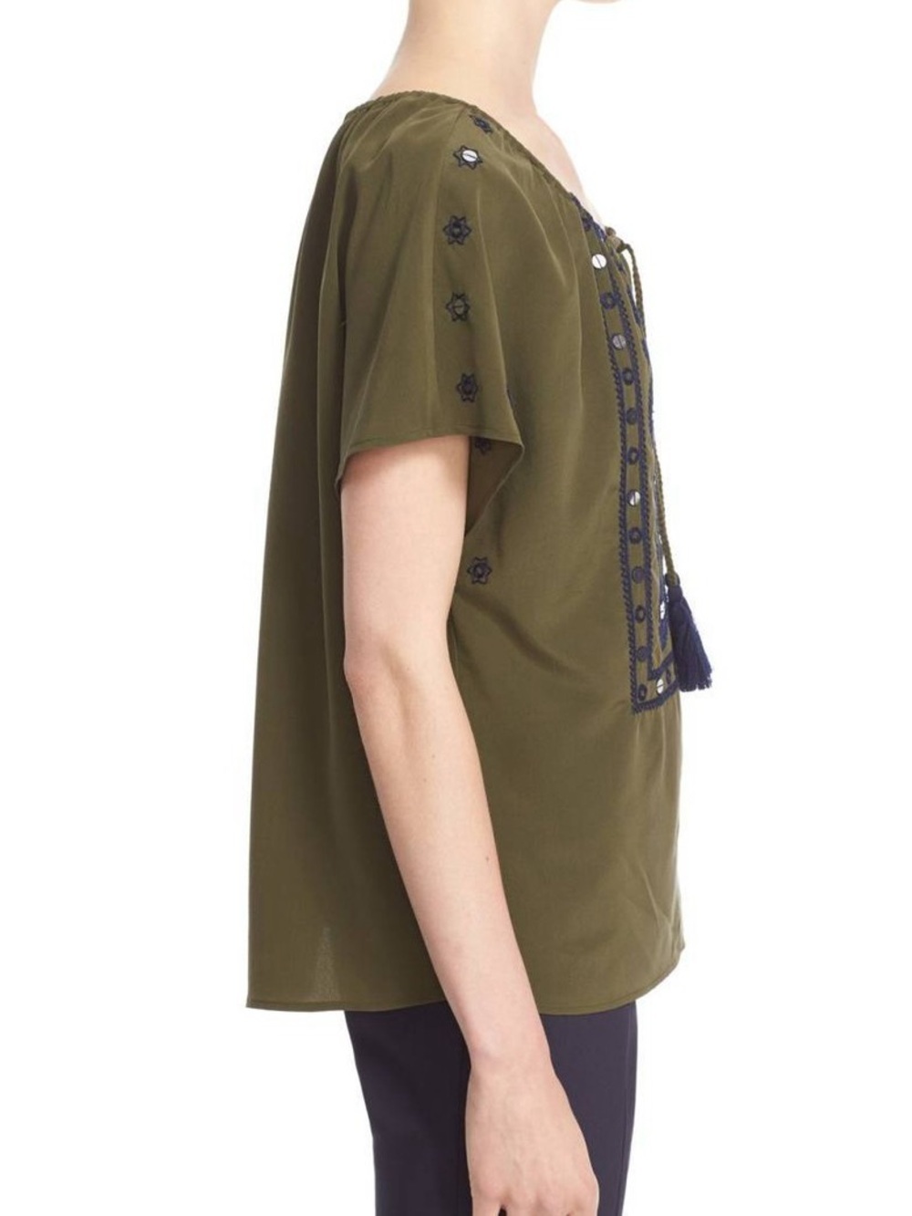 Tory Burch Camille Top - Picture 3 of 9